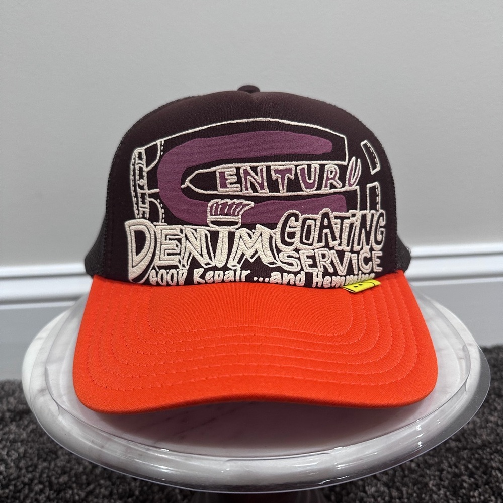 Kapital Kountry Century Denim Coating Service Brown/Orange Hat